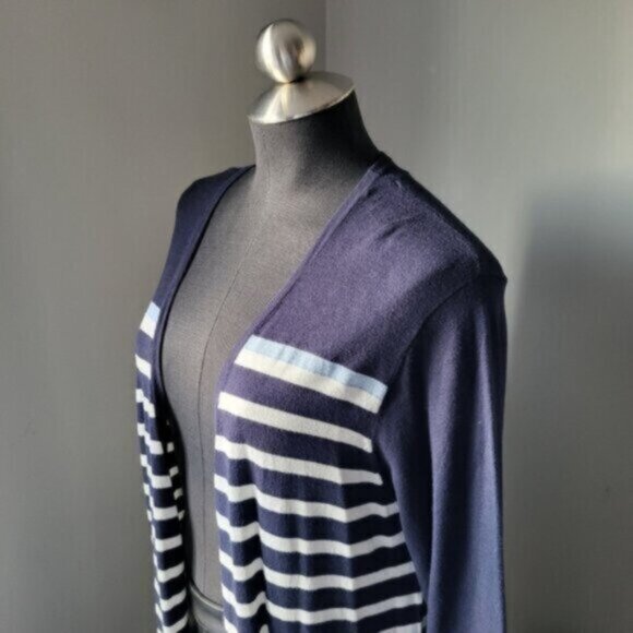 Yest Long Open Cardigan Sweater Sz 12 - Picture 9 of 14